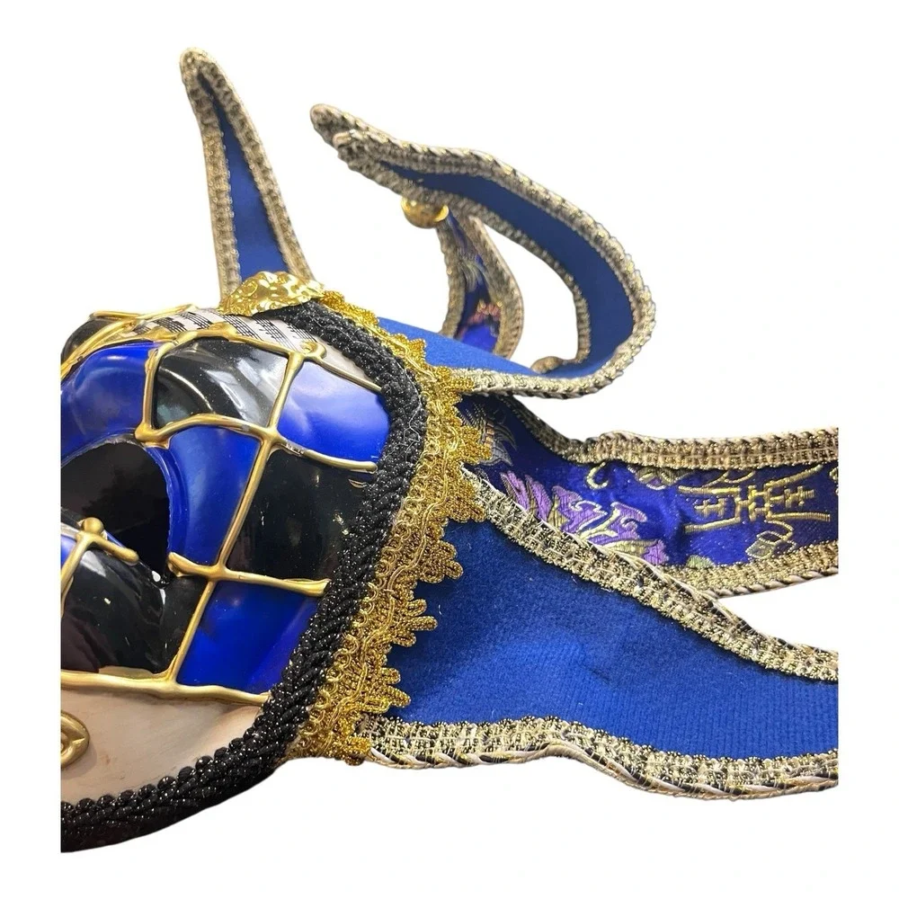 Venetian Carnival Venice Masquerade Style Hand Painted Mask Joker Jester